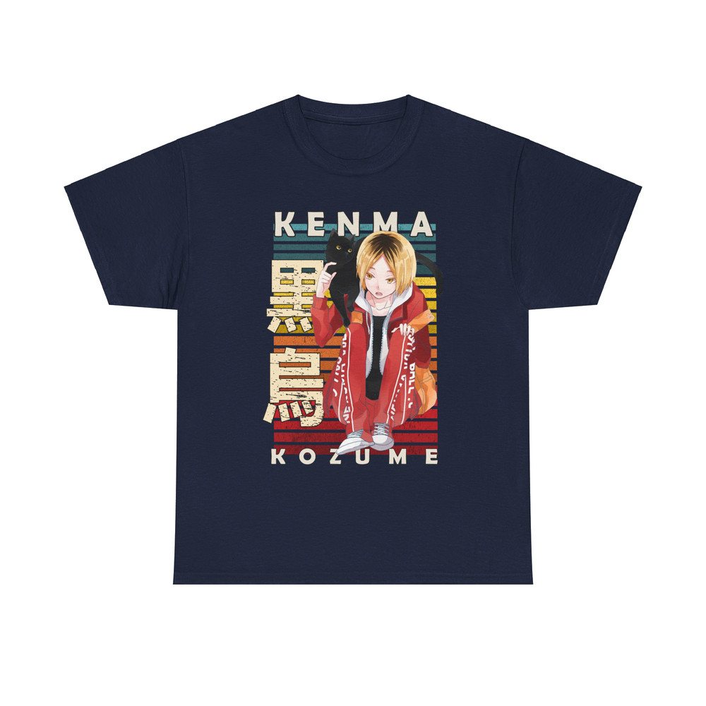 Kenma Kozume Haikyu Haikyuu Retro Style Anime Unisex TShirt 5