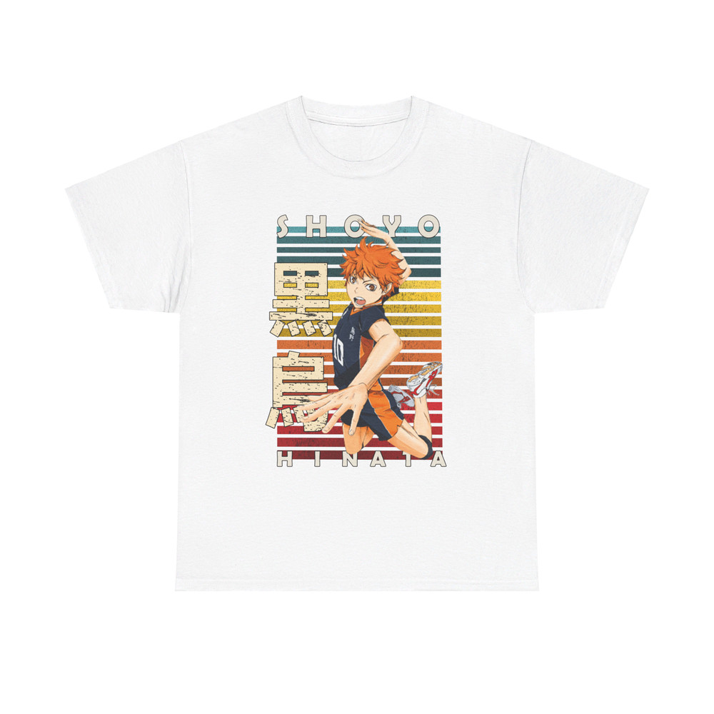 Shoyo Hinata Haikyu Haikyuu Retro Style Anime Unisex TShirt 1