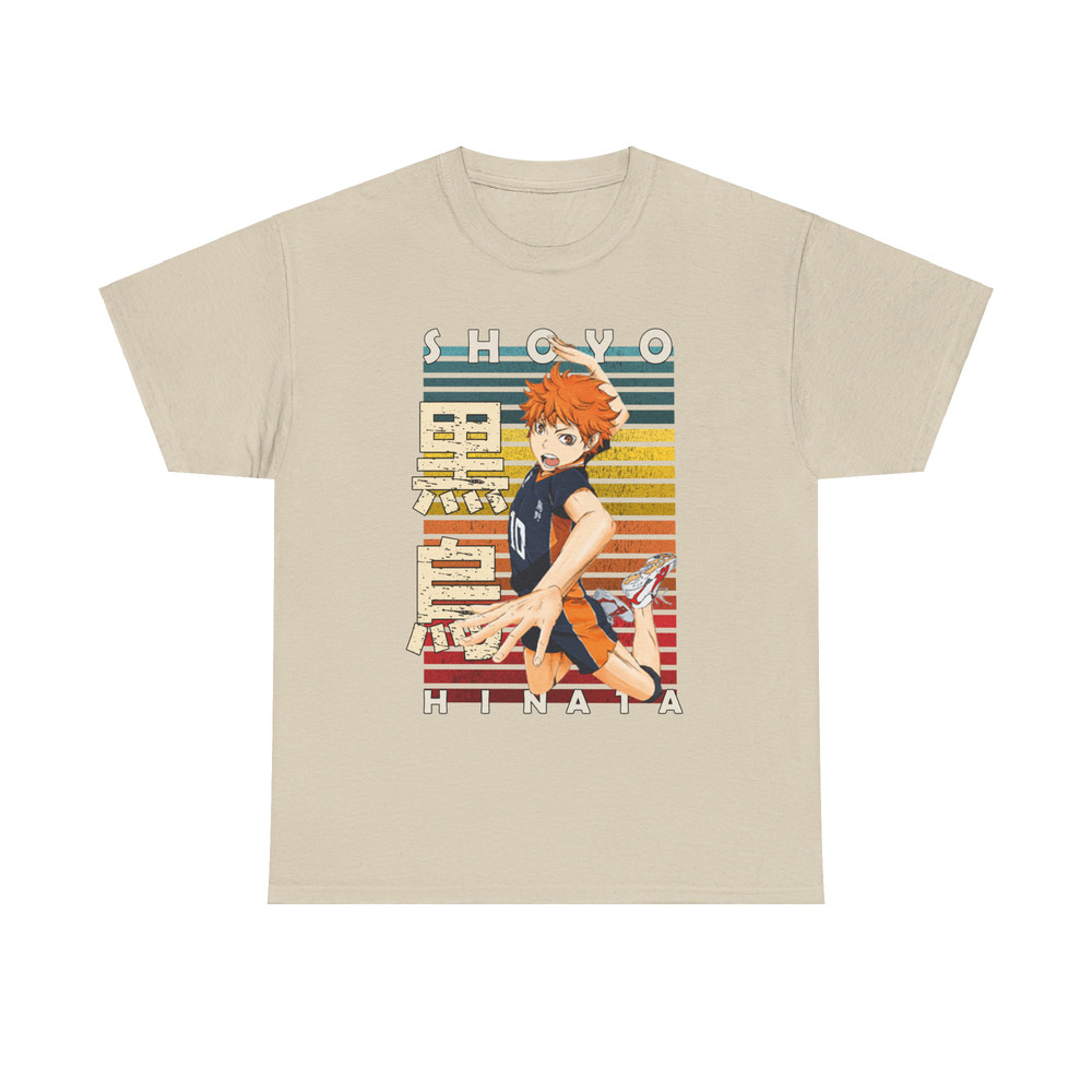 Shoyo Hinata Haikyu Haikyuu Retro Style Anime Unisex TShirt 3