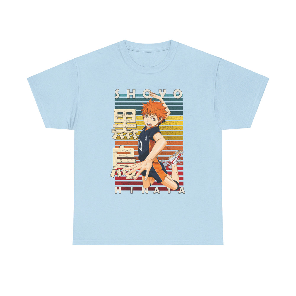 Shoyo Hinata Haikyu Haikyuu Retro Style Anime Unisex TShirt 4