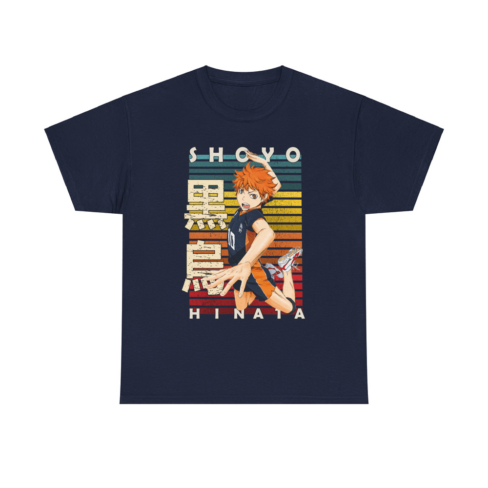 Shoyo Hinata Haikyu Haikyuu Retro Style Anime Unisex TShirt 5