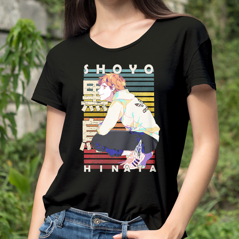 Shoyo Hinata V2 Haikyu Haikyuu Retro Style Anime Unisex TShirt 0