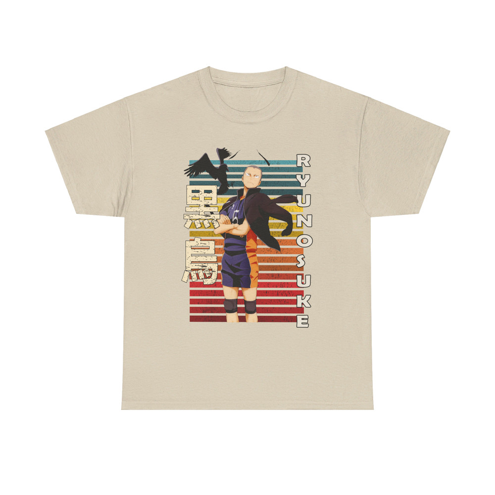 Ryunosuke Tanaka Haikyu Haikyuu Retro Style Anime Unisex TShirt 3