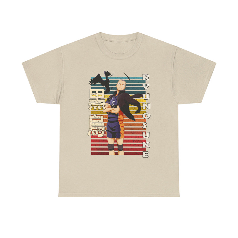 Ryunosuke Tanaka Haikyu Haikyuu Retro Style Anime Unisex TShirt 3