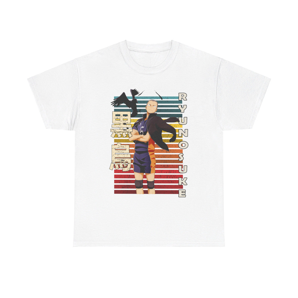 Ryunosuke Tanaka Haikyu Haikyuu Retro Style Anime Unisex TShirt 1