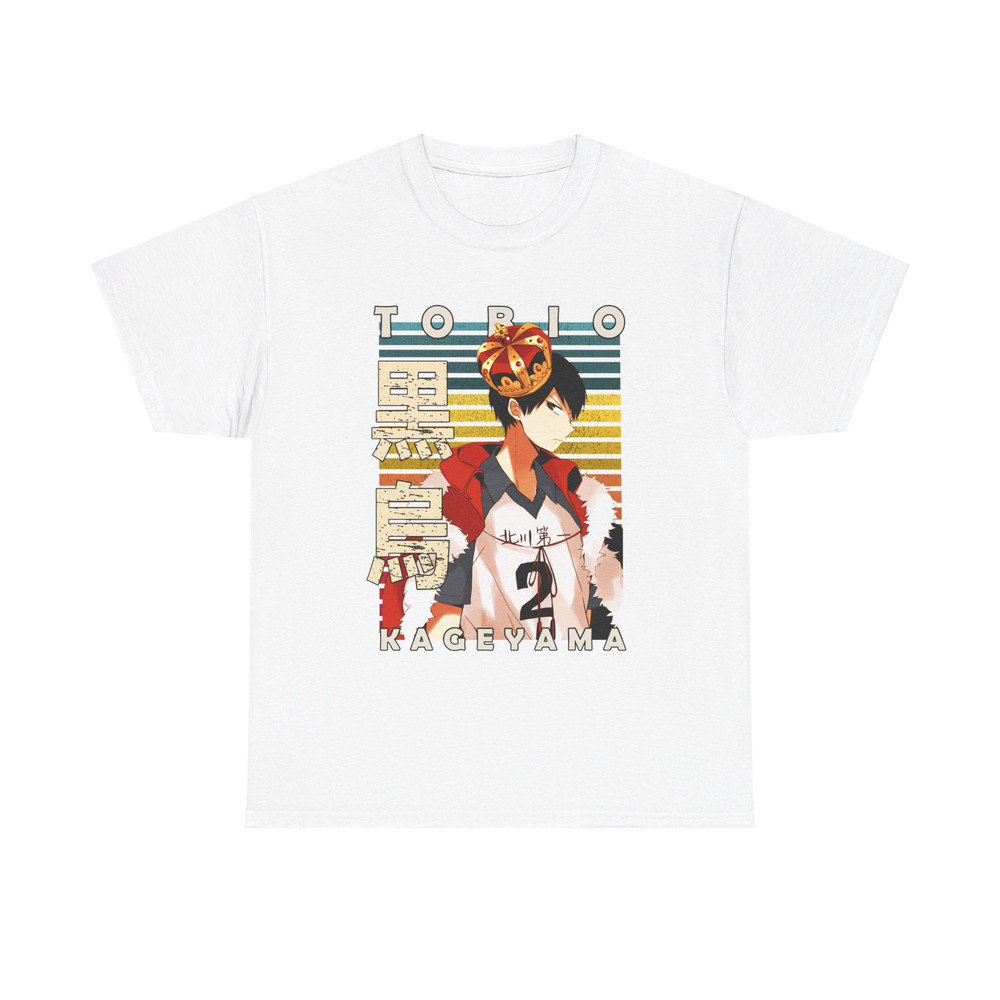Tobio Kageyama Haikyu Haikyuu Retro Style Anime Unisex TShirt 1