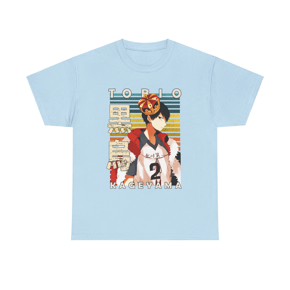 Tobio Kageyama Haikyu Haikyuu Retro Style Anime Unisex TShirt 4