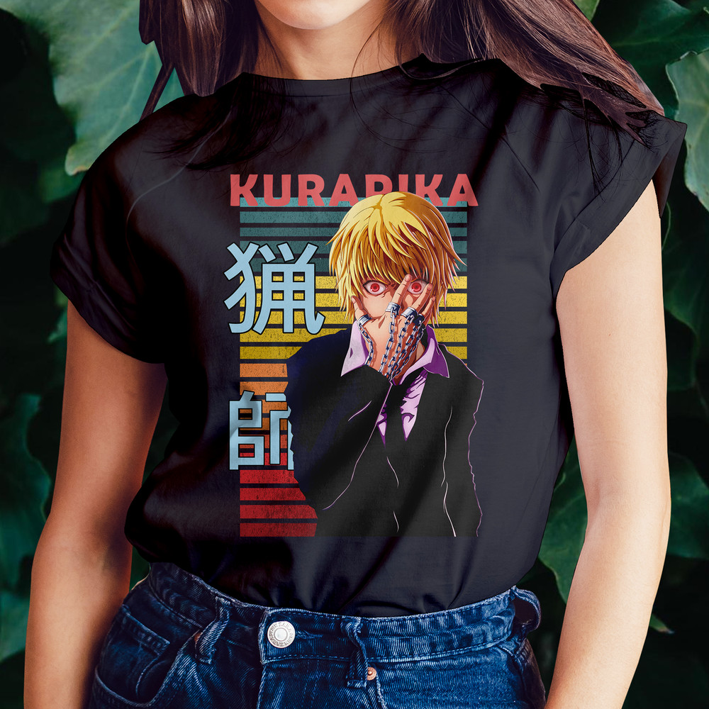Kurapika Hunter X Hunter HXH Retro Style Anime Unisex TShirt 0