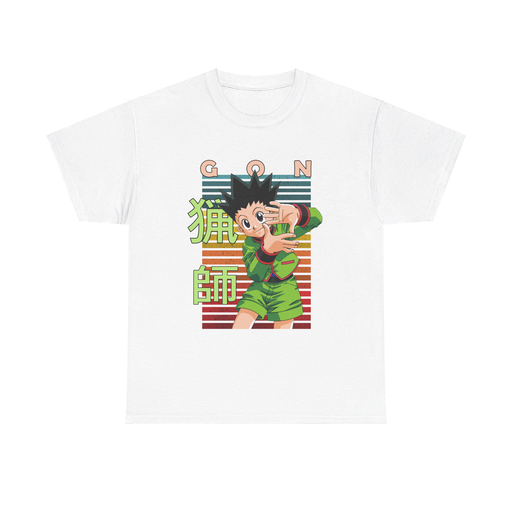 Gon Freecss Hunter X Hunter HXH Retro Style Anime Unisex TShirt 1