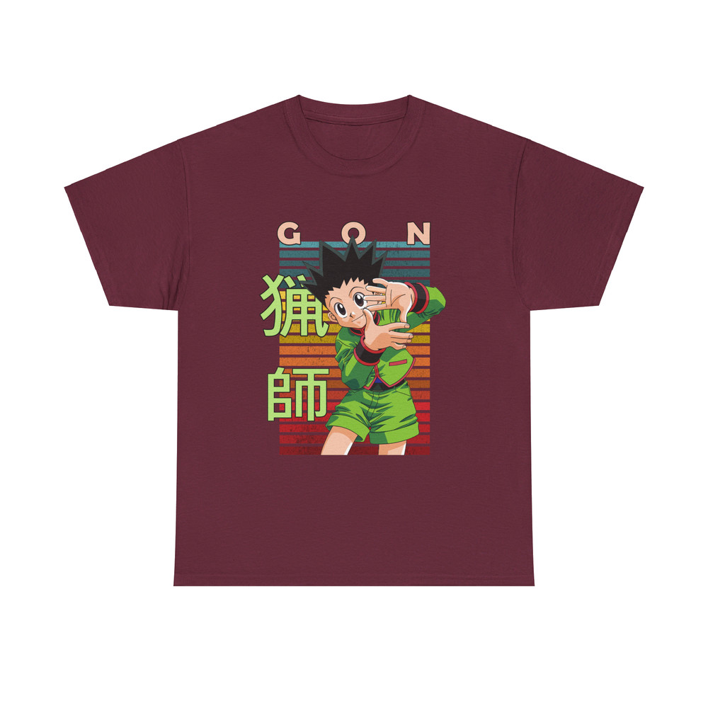 Gon Freecss Hunter X Hunter HXH Retro Style Anime Unisex TShirt 2