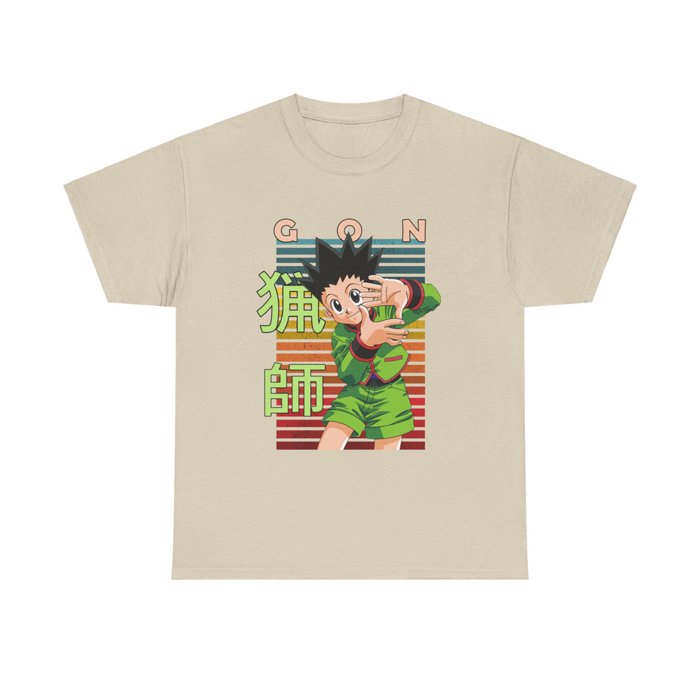 Gon Freecss Hunter X Hunter HXH Retro Style Anime Unisex TShirt 3