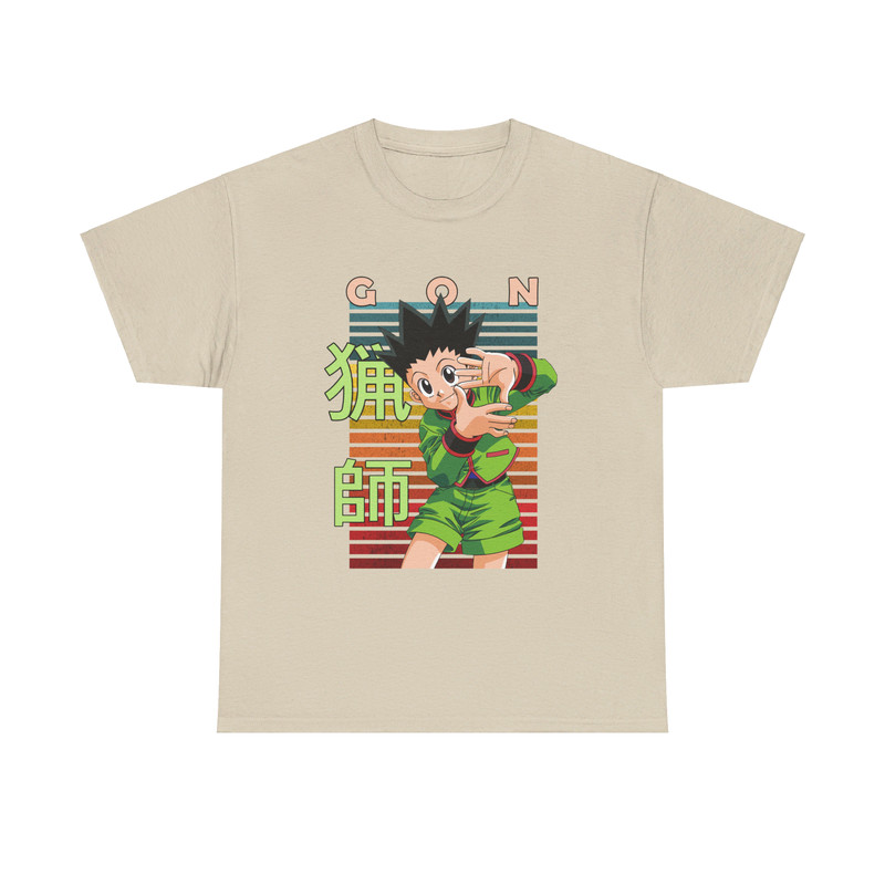 Gon Freecss Hunter X Hunter HXH Retro Style Anime Unisex TShirt 3