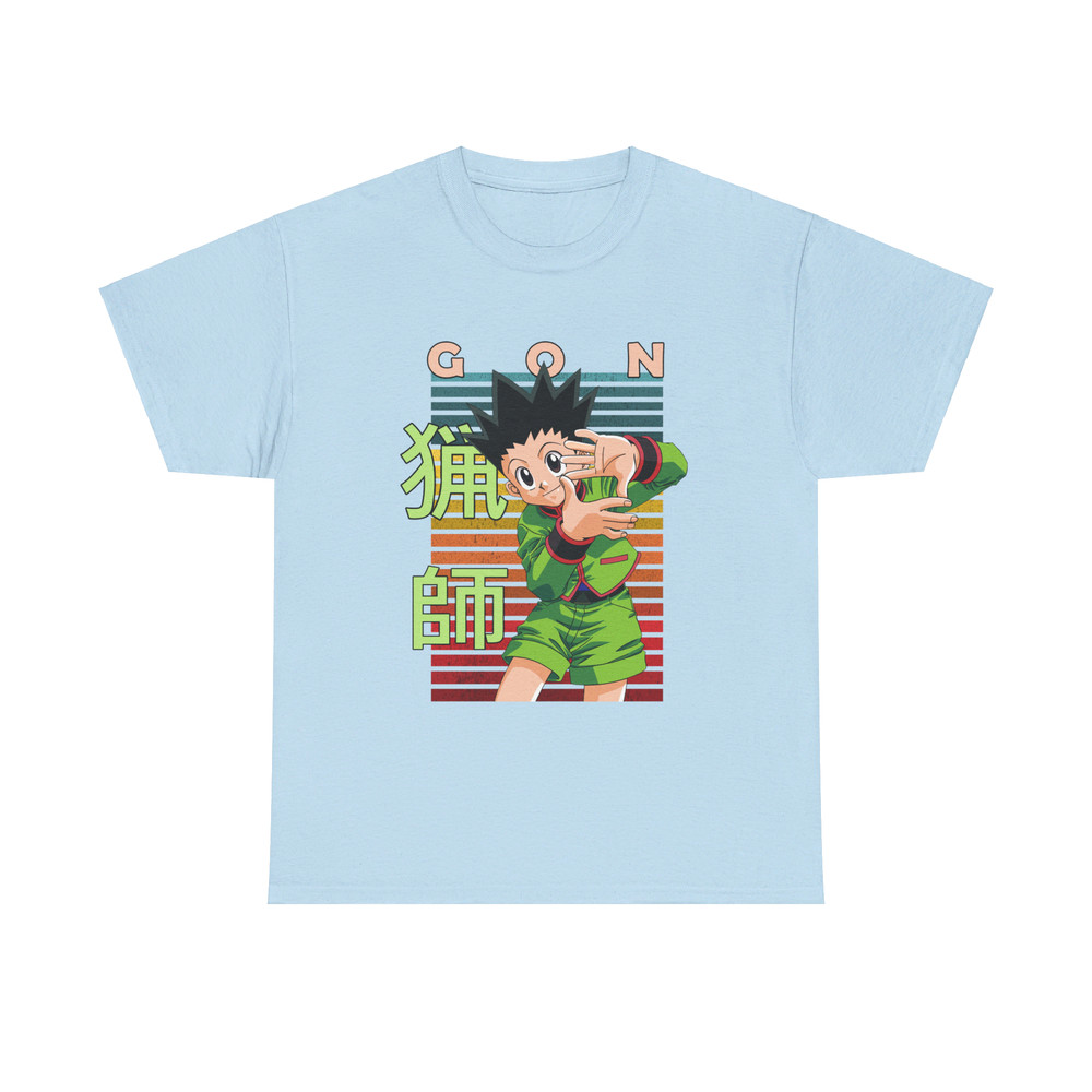 Gon Freecss Hunter X Hunter HXH Retro Style Anime Unisex TShirt 4