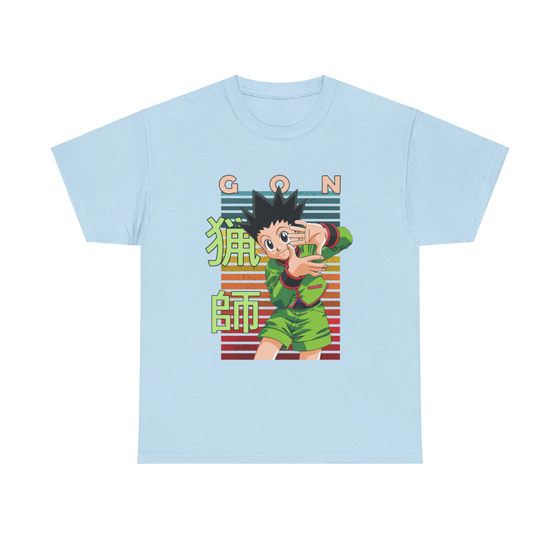 Gon Freecss Hunter X Hunter HXH Retro Style Anime Unisex TShirt 4