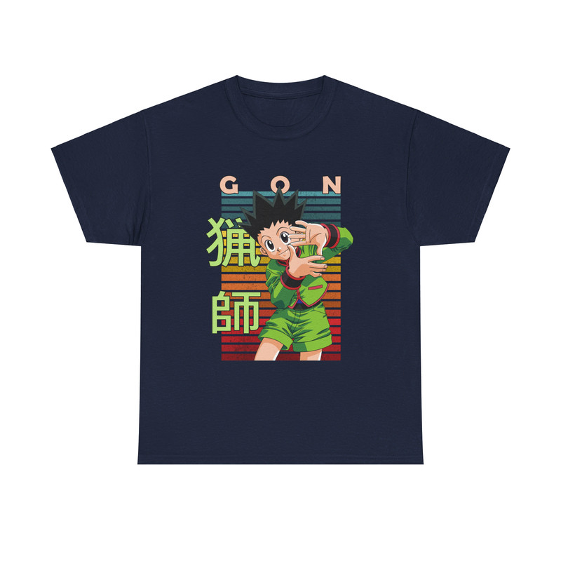 Gon Freecss Hunter X Hunter HXH Retro Style Anime Unisex TShirt 5
