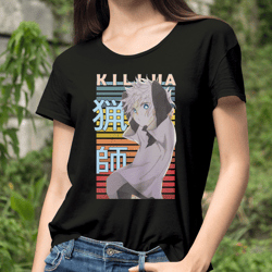 killua zoldyck hunter x hunter hxh retro style anime unisex t-shirt