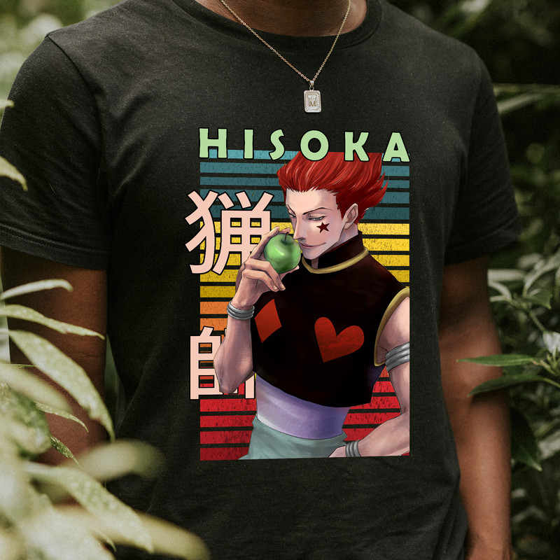 Hisoka Morow Hunter X Hunter HXH Retro Style Anime Unisex TShirt 0