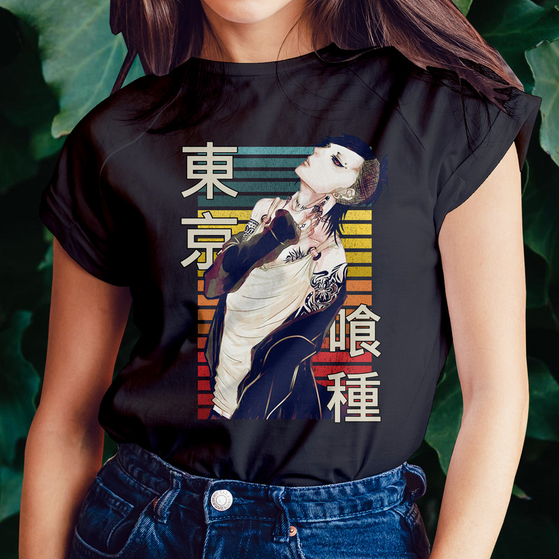 Uta Tokyo Ghoul Tokyo Guru Retro Style Anime Unisex TShirt 0