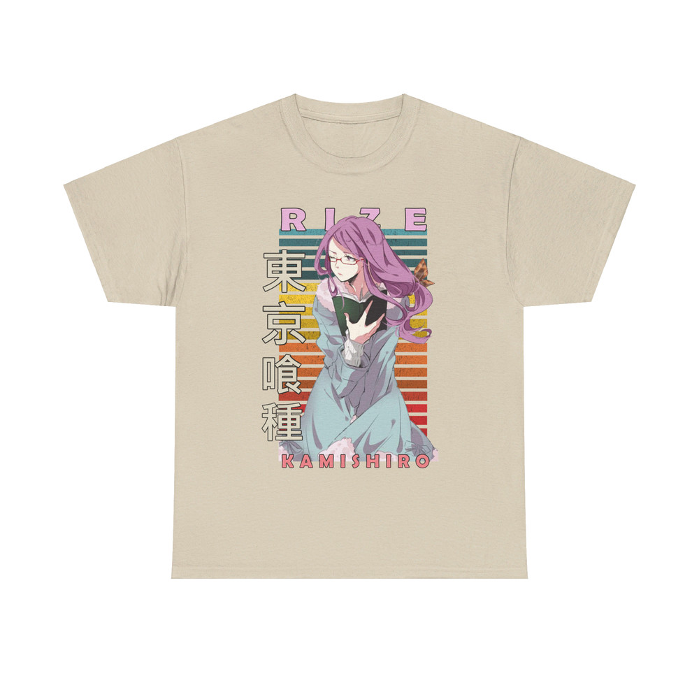 Rize Kamishiro Tokyo Ghoul Tokyo Guru Retro Style Anime Unisex TShirt 3