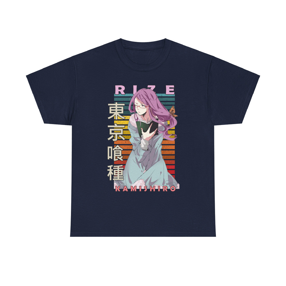 Rize Kamishiro Tokyo Ghoul Tokyo Guru Retro Style Anime Unisex TShirt 5