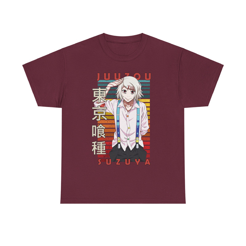 Juuzou Suzuya Tokyo Ghoul Tokyo Guru Retro Style Anime Unisex TShirt 2