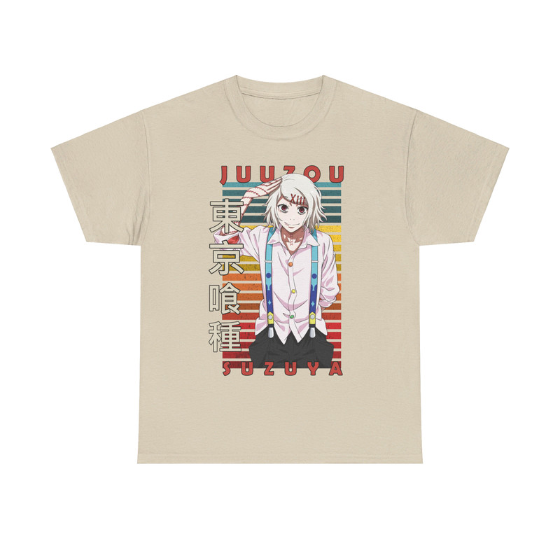 Juuzou Suzuya Tokyo Ghoul Tokyo Guru Retro Style Anime Unisex TShirt 3