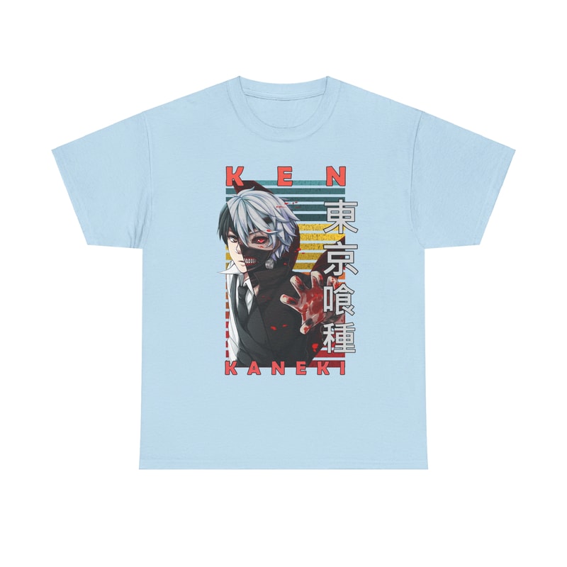 Ken Kaneki V2 Tokyo Ghoul Tokyo Guru Retro Style Anime Unisex TShirt 4