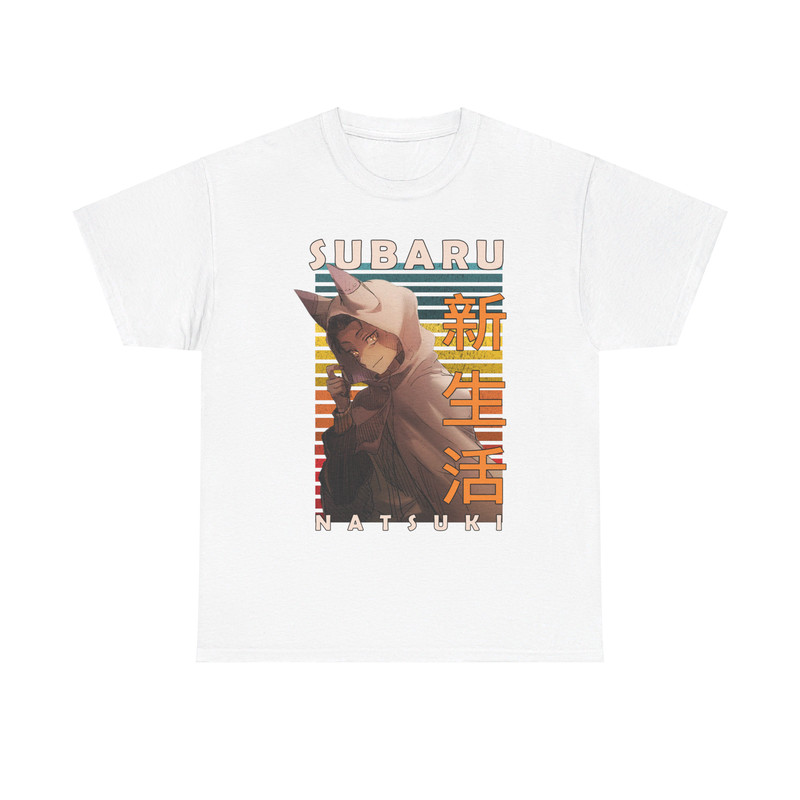 Subaru Natsuki ReZero Starting Life In Another World Retro Style Anime Unisex TShirt 5