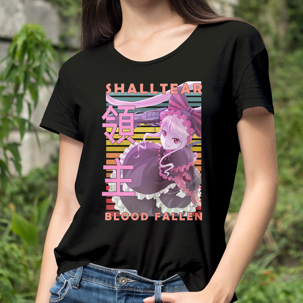 Shalltear Bloodfallen Overlord Obarodo Retro Style Anime Unisex TShirt 0