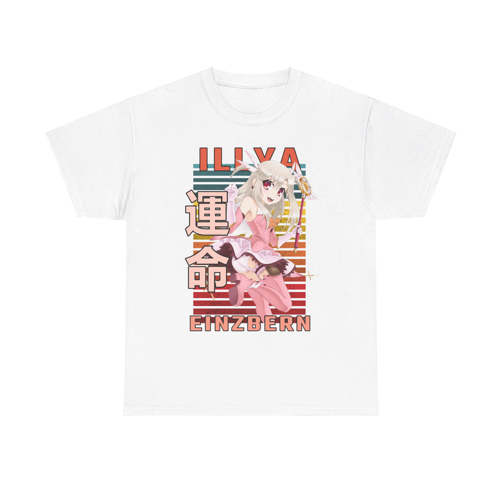 Illyasviel Von Einzbern Fate Stay Night Retro Style Anime Unisex TShirt 1
