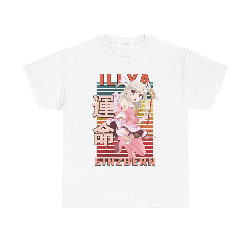 Illyasviel Von Einzbern Fate Stay Night Retro Style Anime Unisex TShirt 1