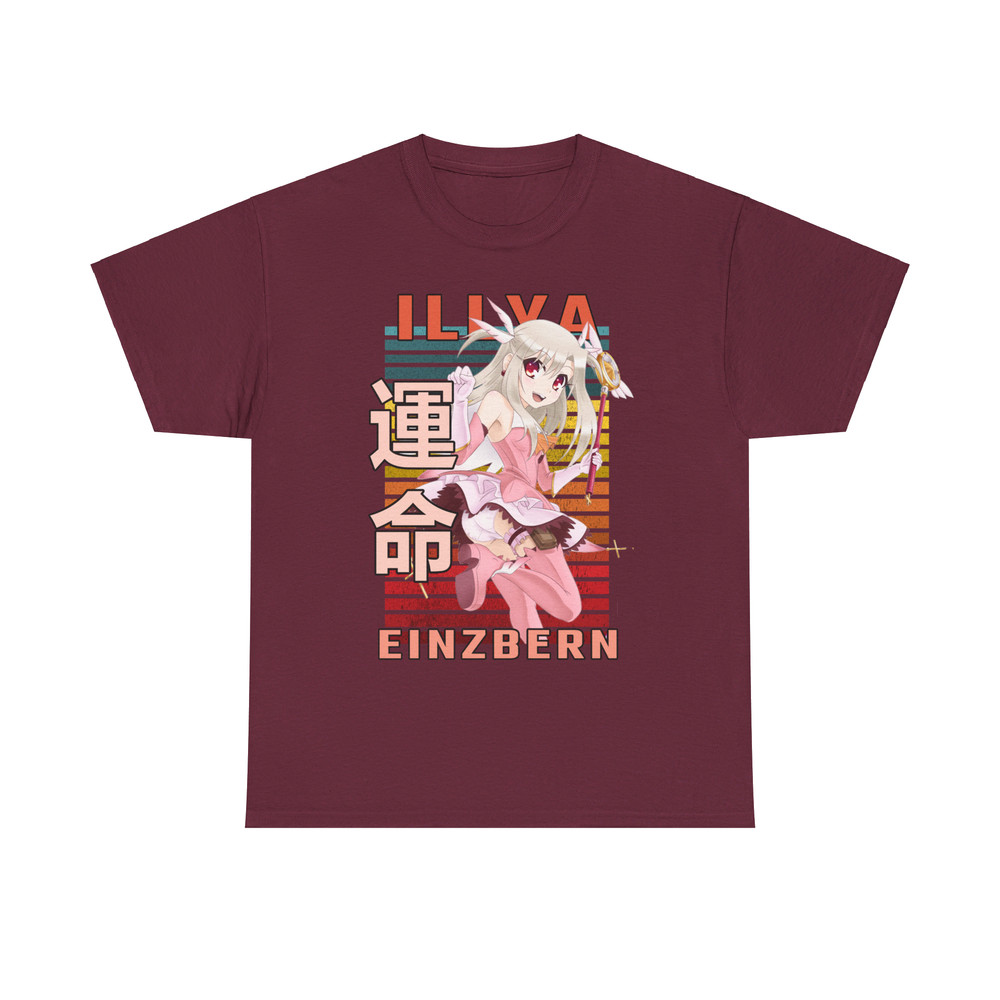 Illyasviel Von Einzbern Fate Stay Night Retro Style Anime Unisex TShirt 2