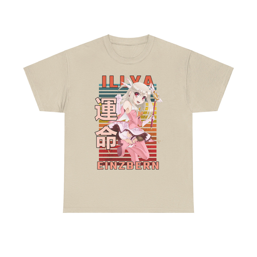 Illyasviel Von Einzbern Fate Stay Night Retro Style Anime Unisex TShirt 3