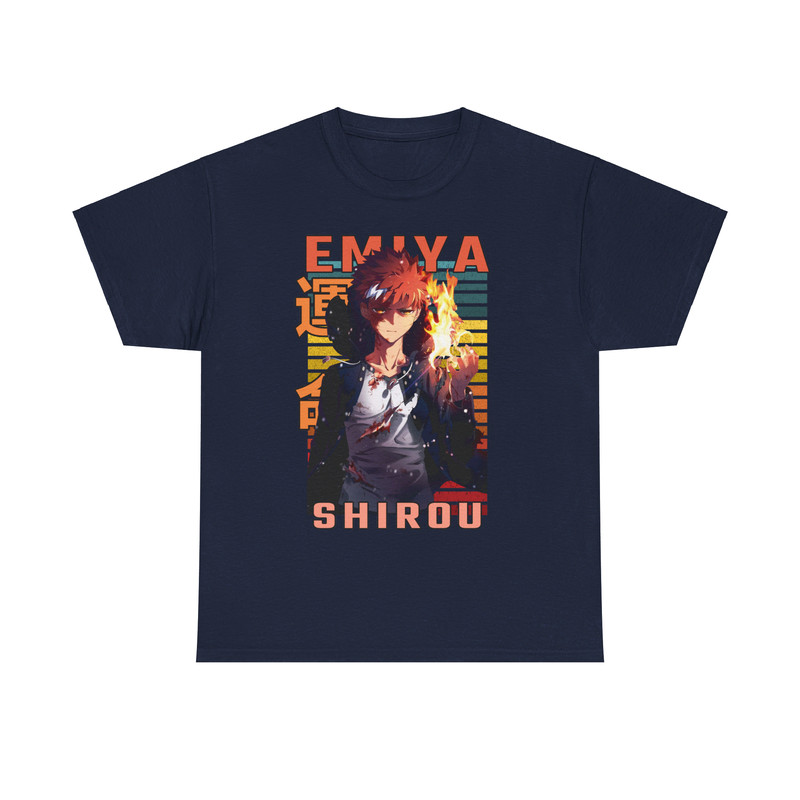 Shirou Emiya Fate Stay Night Retro Style Anime Unisex TShirt 5