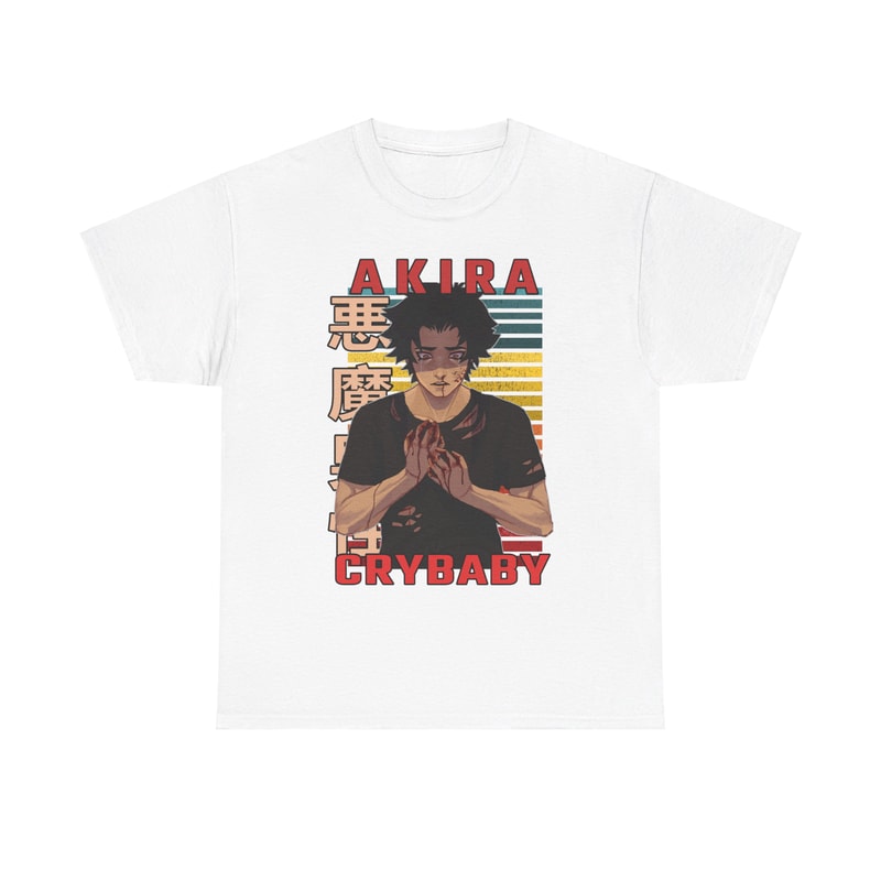 Akira Fudo Devilman Crybaby Retro Style Anime Unisex TShirt 1