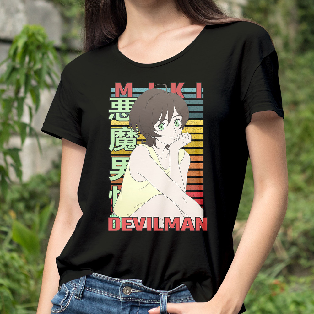 Miki Makimura Devilman Crybaby Retro Style Anime Unisex TShirt 0