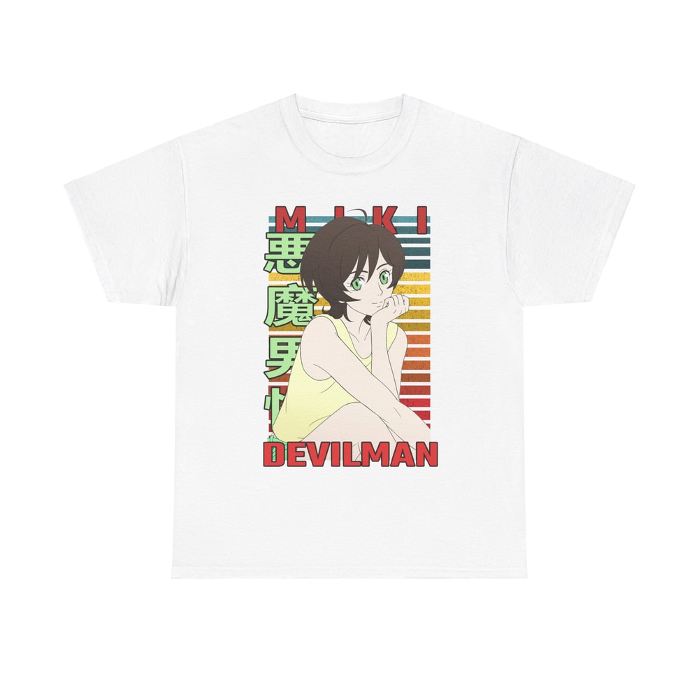 Miki Makimura Devilman Crybaby Retro Style Anime Unisex TShirt 1