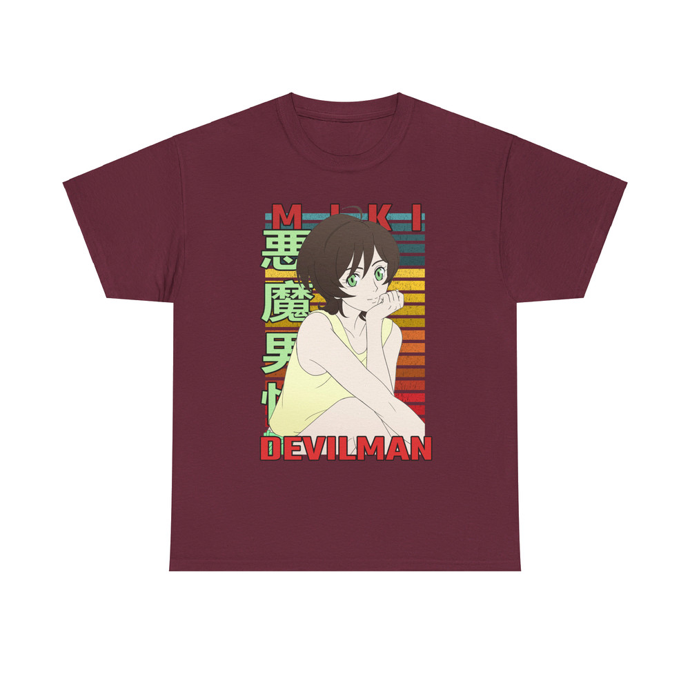 Miki Makimura Devilman Crybaby Retro Style Anime Unisex TShirt 2