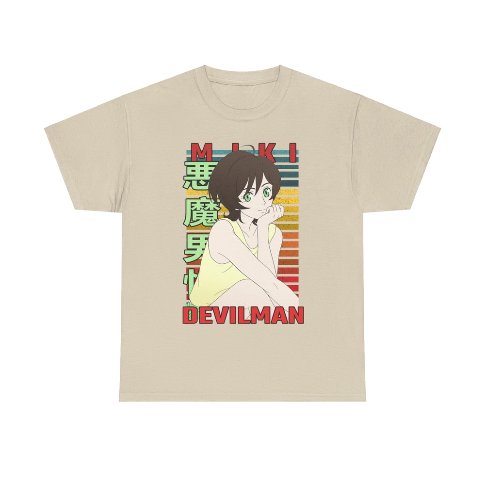 Miki Makimura Devilman Crybaby Retro Style Anime Unisex TShirt 3