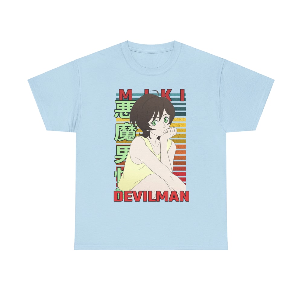 Miki Makimura Devilman Crybaby Retro Style Anime Unisex TShirt 4