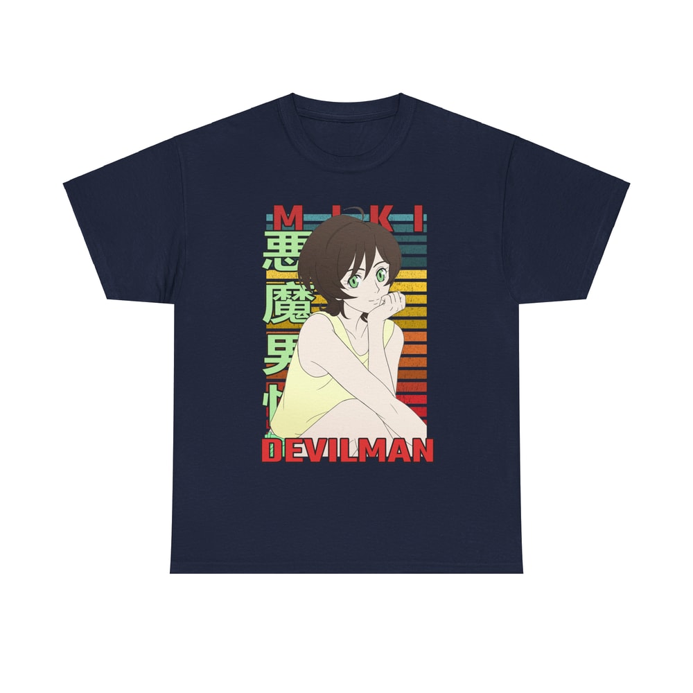Miki Makimura Devilman Crybaby Retro Style Anime Unisex TShirt 5