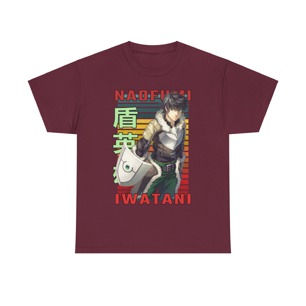 Naofumi Iwatani The Rising Of The Shield Hero Retro Style Anime Unisex TShirt 2