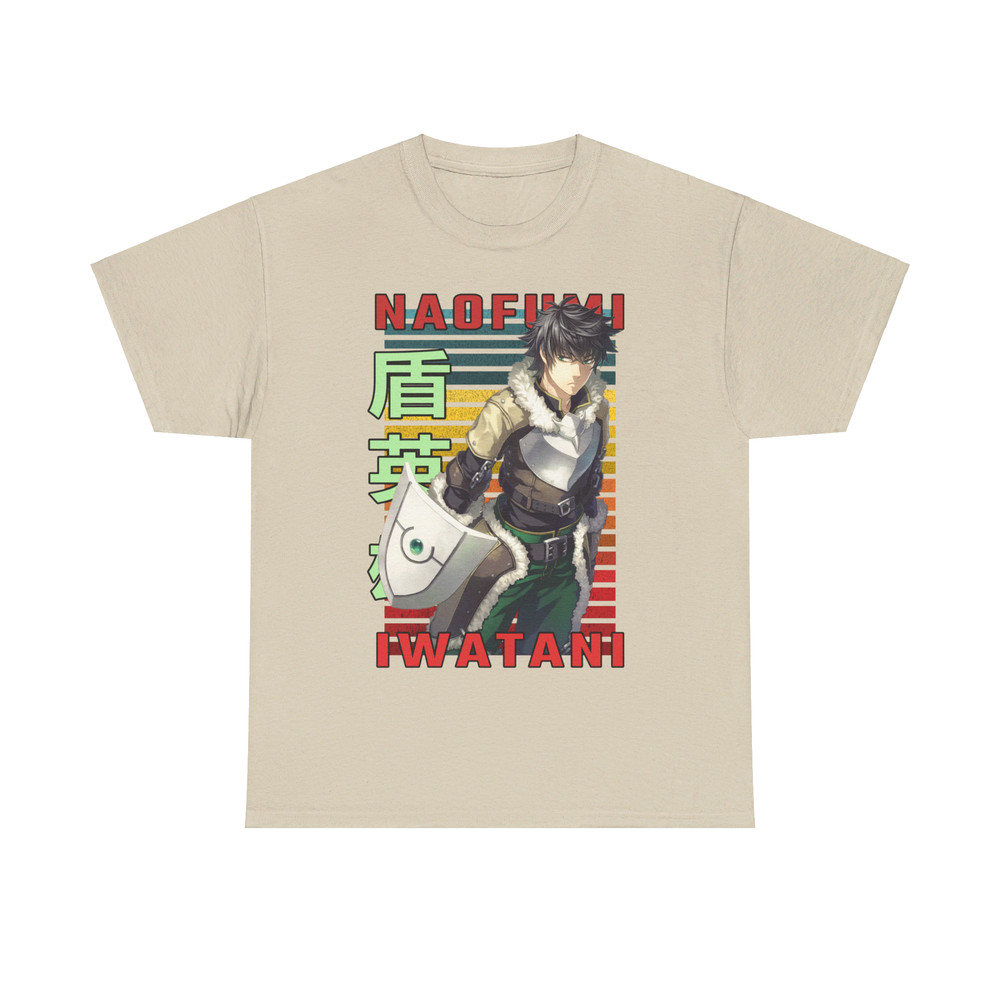 Naofumi Iwatani The Rising Of The Shield Hero Retro Style Anime Unisex TShirt 3