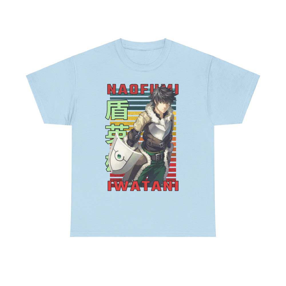 Naofumi Iwatani The Rising Of The Shield Hero Retro Style Anime Unisex TShirt 4