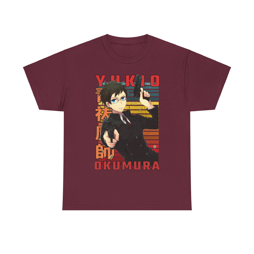 Yukio Okumura Blue Exorcist Ao No Ekusoshisuto Retro Style Anime Unisex TShirt 2