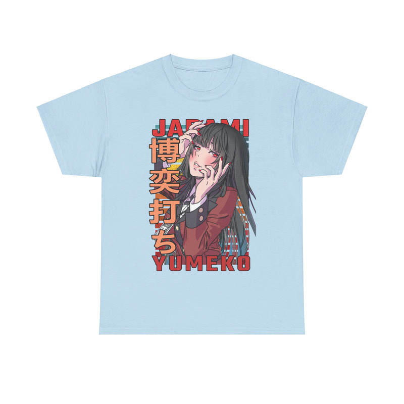 Yumeko Jabami Kakegurui Compulsive Gambler Retro Style Anime Unisex TShirt 4