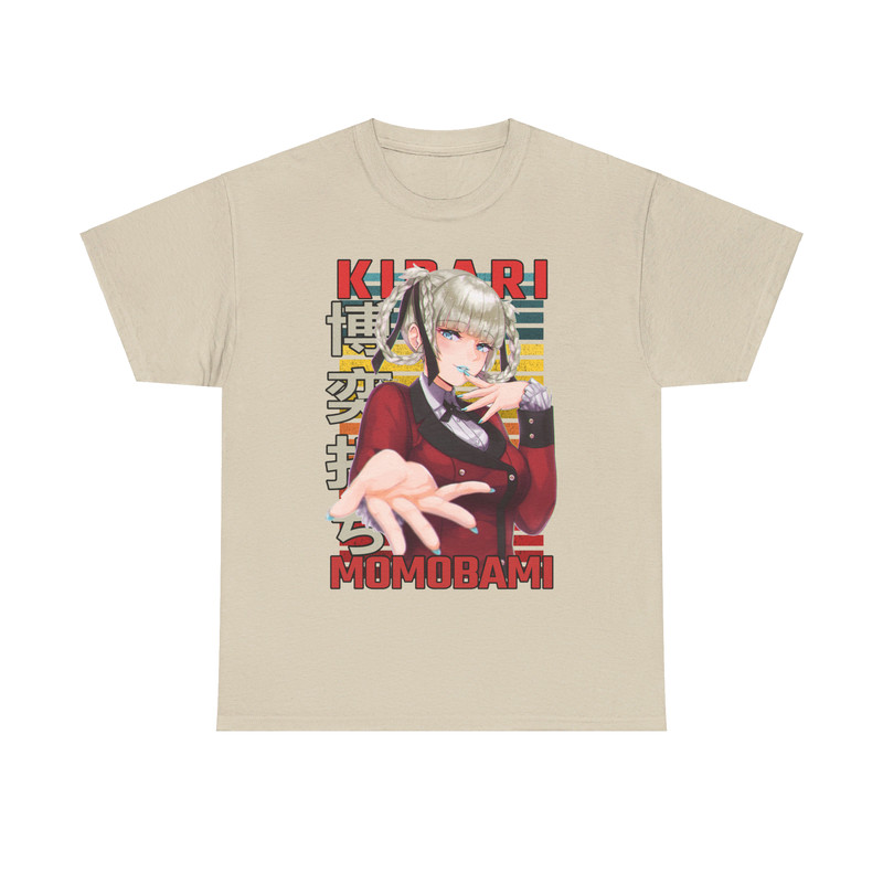 Kirari Momobami Kakegurui Compulsive Gambler Retro Style Anime Unisex TShirt 3
