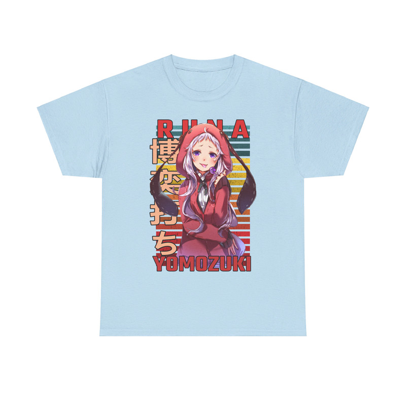 Runa Yomozuki Kakegurui Compulsive Gambler Retro Style Anime Unisex TShirt 4