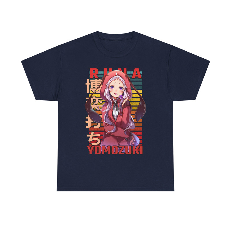 Runa Yomozuki Kakegurui Compulsive Gambler Retro Style Anime Unisex TShirt 5