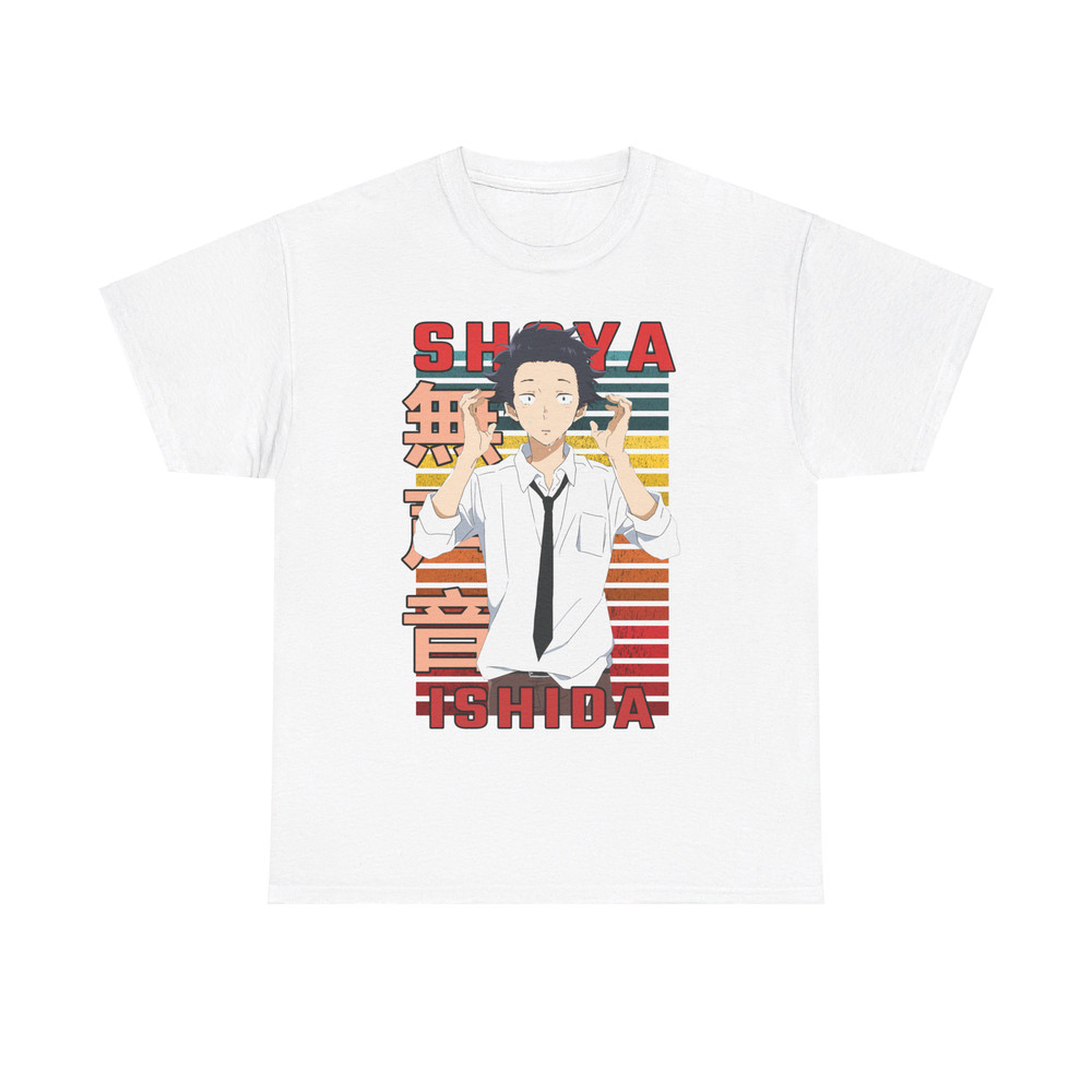 Shoya Ishida A Silent Voice Koe No Katachi Retro Style Anime Unisex TShirt 1